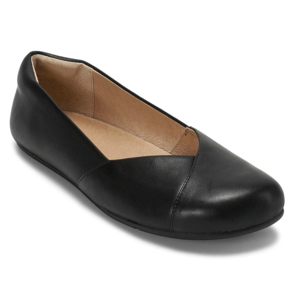 XERO SHOES | Women's Phoenix Black Leather Minimalist Ballet Flats | Size 9